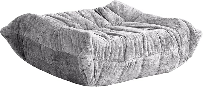 Bean Bag Ottoman, Memory Foam Lazy Bean Bag Sofa, Fireside Chair Foot Rest