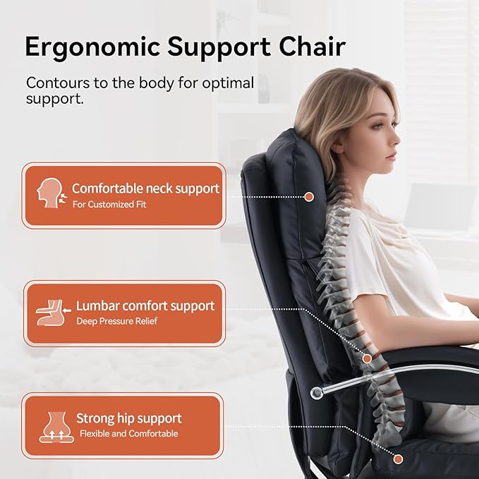 LEAGOO Heated Massage Office Chairs