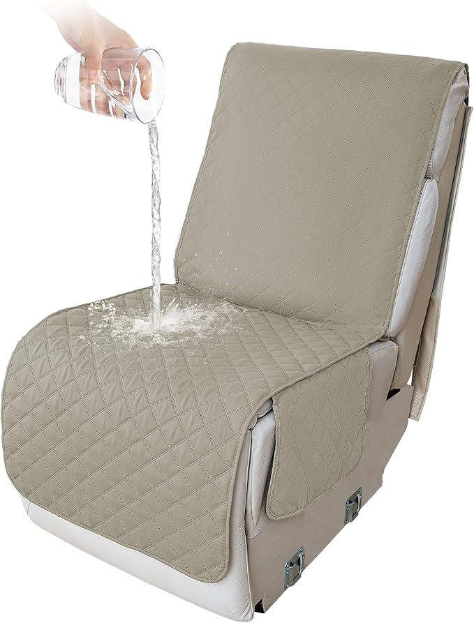 HDCAXKJ 100% Waterproof Reclining Sectional Couch Covers L Shape Recliner Sofa