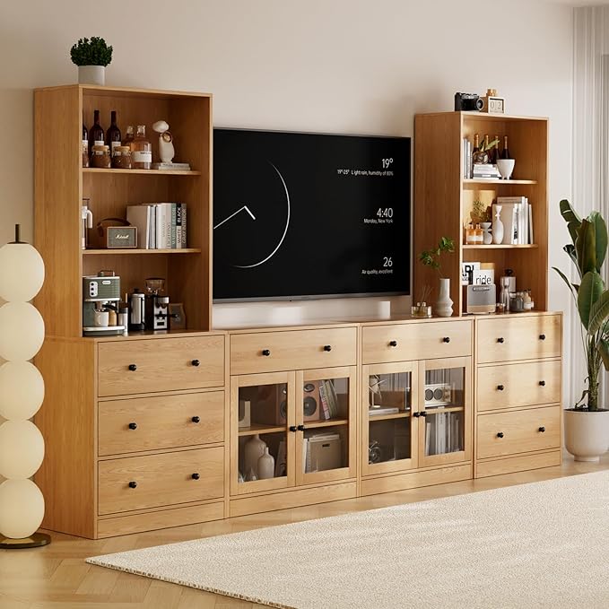 TUSY 71" Large TV Stand Set