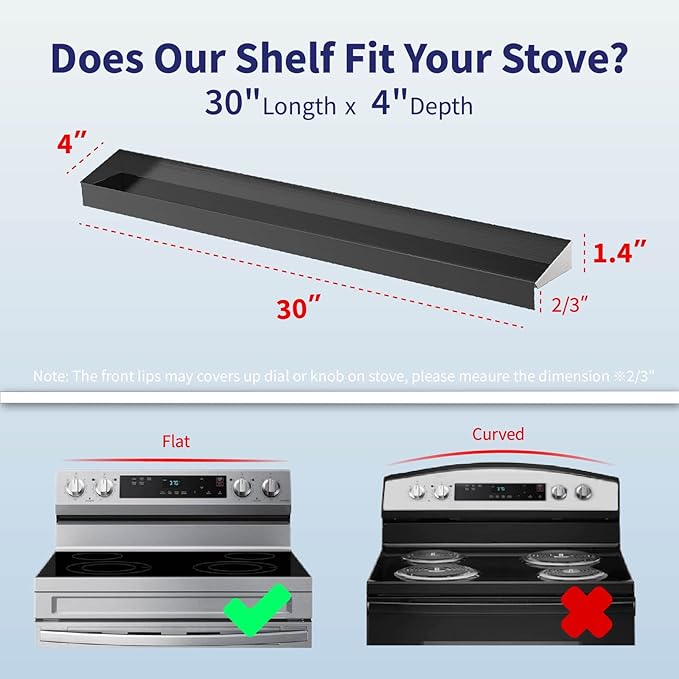 IIIOIIIA Stove Top Magnetic Shelf