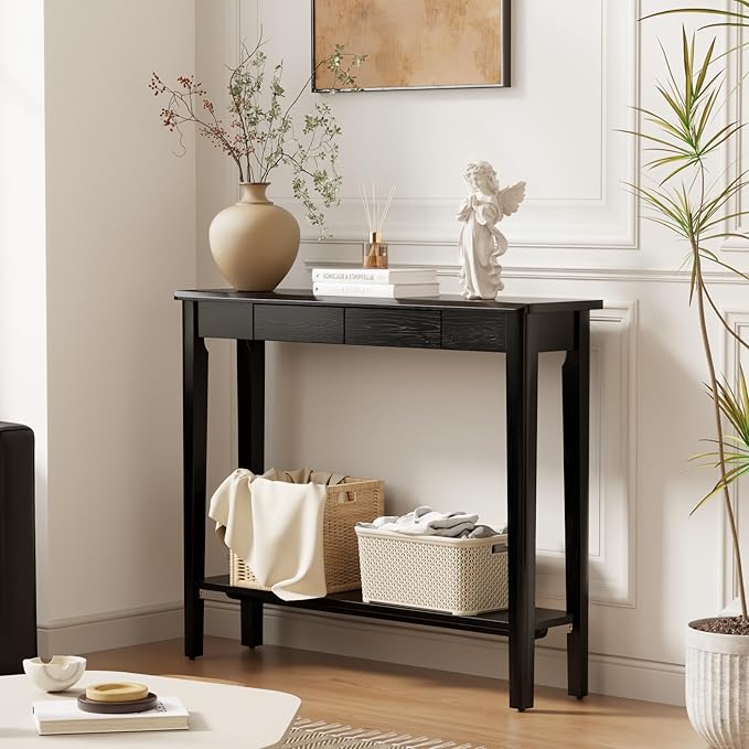 AQIMUELE Wood Console Table