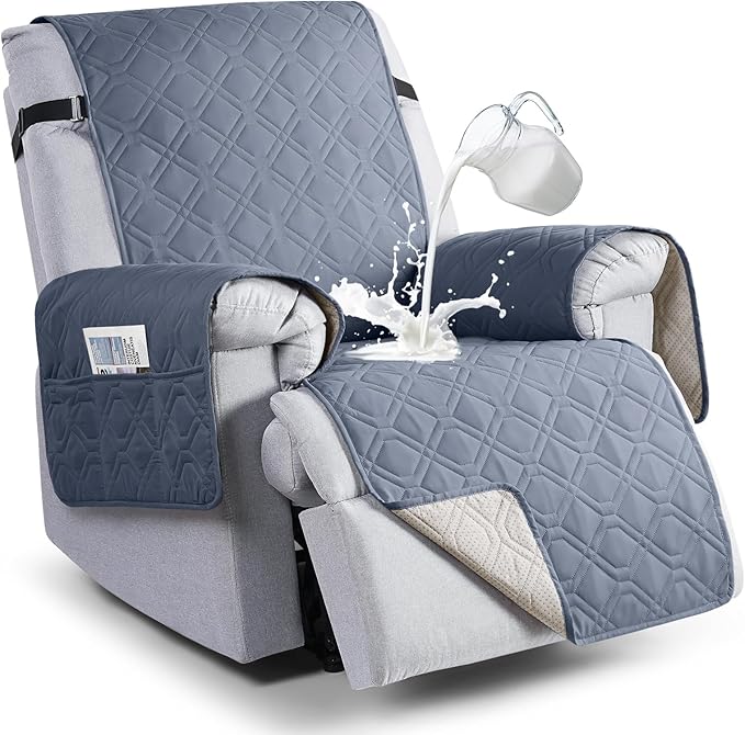 VANSOFY 100% Waterproof Recliner Chair Covers, Recliner Cover Non-Slip Dog