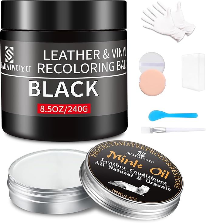 SHADAIWUYU 8.5oz Leather Recoloring Balm