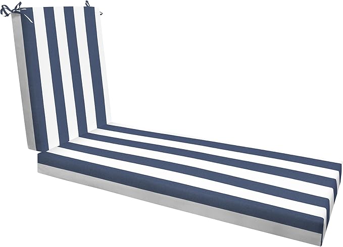 Honeycomb Outdoor Chaise Lounge Cushion