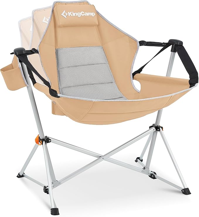 KingCamp Hammock Camping Chair, Swinging Portable Camp Chairs