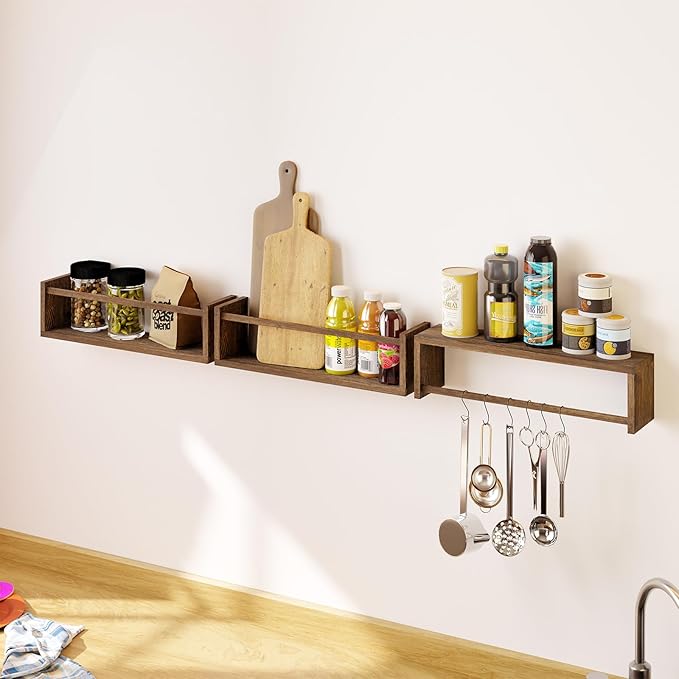 Fixwal Nursery Book Shelves, 16.5 Inch Floating Bookshelves