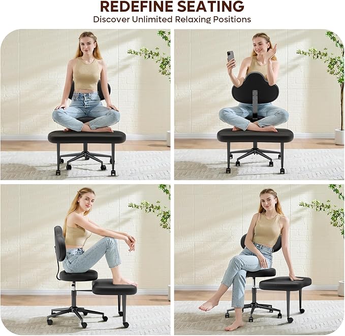 Pinmoco Cross Legged Office Chair