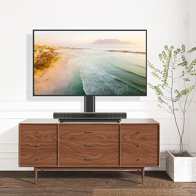TVON Universal TV Stand Base, Swivel Table Top TV Stand