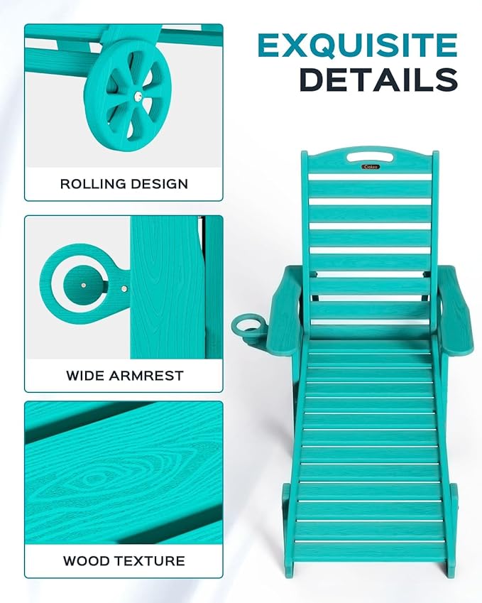 Ciokea Lounge Chair Outdoor, Oversized Chaise Lounge Chair