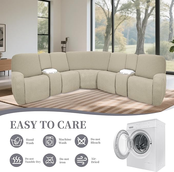 100% Waterproof Sectional Recliner Couch Covers