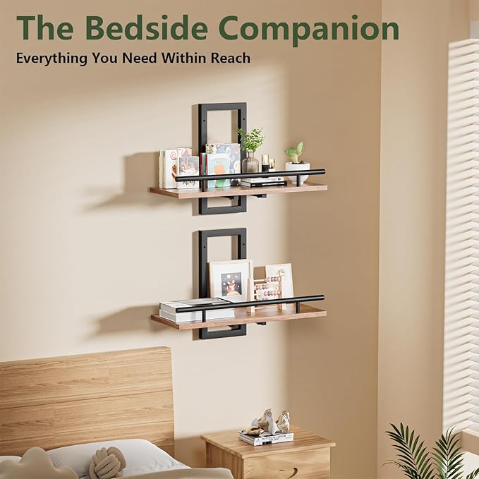 Sbosbo Floating Shelves for Wall, Plant Shelf Indoor, Wall Planters for Indoor