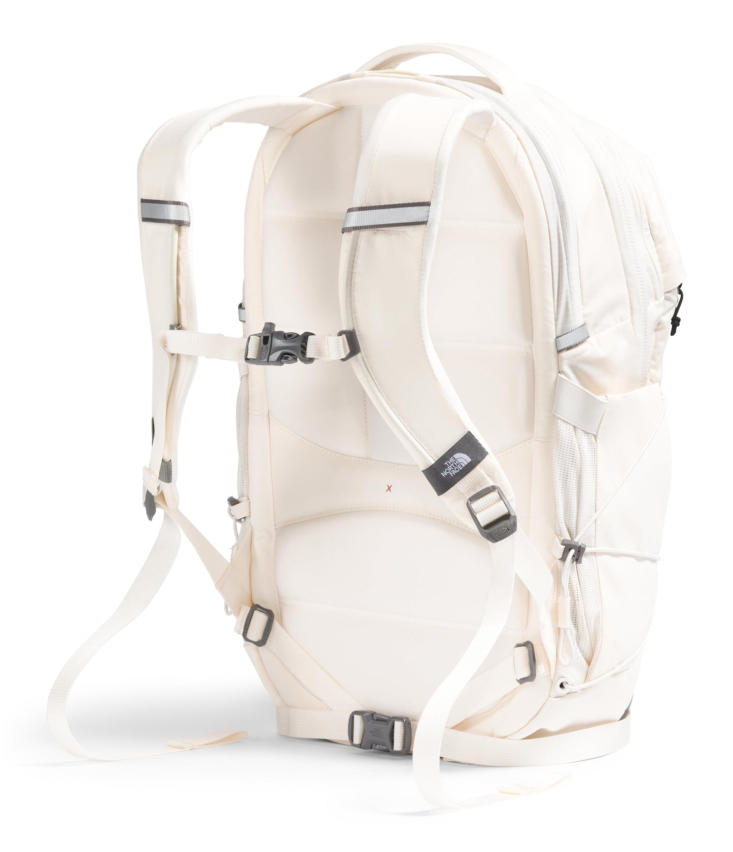 The North Face Women's Borealis Commuter Laptop Backpack - Everyday Travel Bag, Laptop Sleeve, Reflective Details, Gardenia White/TNF Black-NPF, One Size