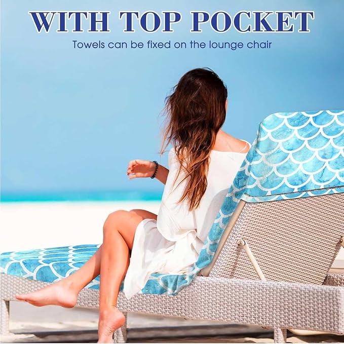 Irisbell Lounge Chair Towel Cover