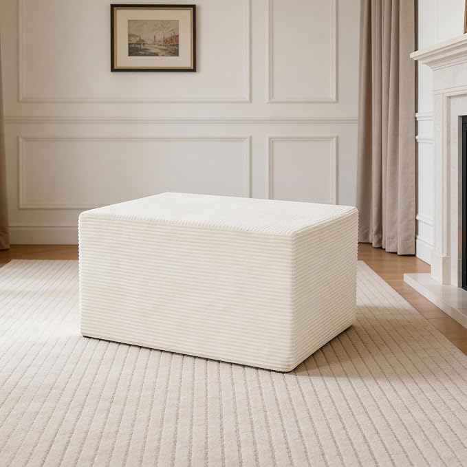 Ottoman for Cloud Sectional Boneless Couches Living Room, Modular Ottoman for