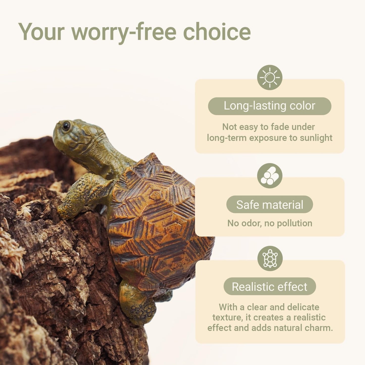 HoiiYoza Turtle Statue Tortoise Figurine Plant Pot Hanger, Resin Cute Tortugas Ornament Desk Decor Plant Decoration Gift for Flower Pot Bonsai Planter Succulent Vase