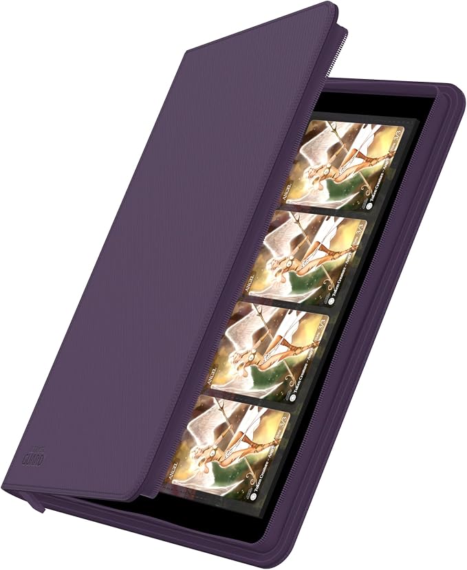 Ultimate Guard Zipfolio 320 – 16 Pocket Xenoskin Purple