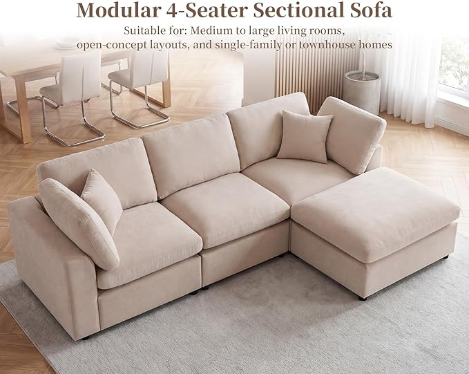 Modular Cloud Sectional Couches