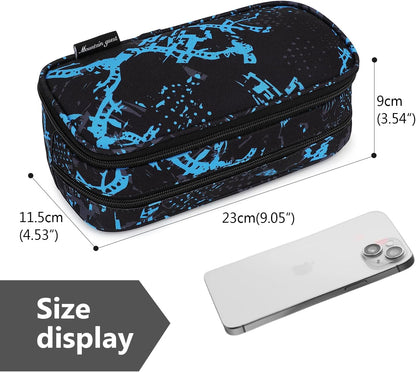 Pencil Cases for kids, Large Capacity Pencil Pouch, Office College School Marker Organizer Case pen for Men Women Adult Teens