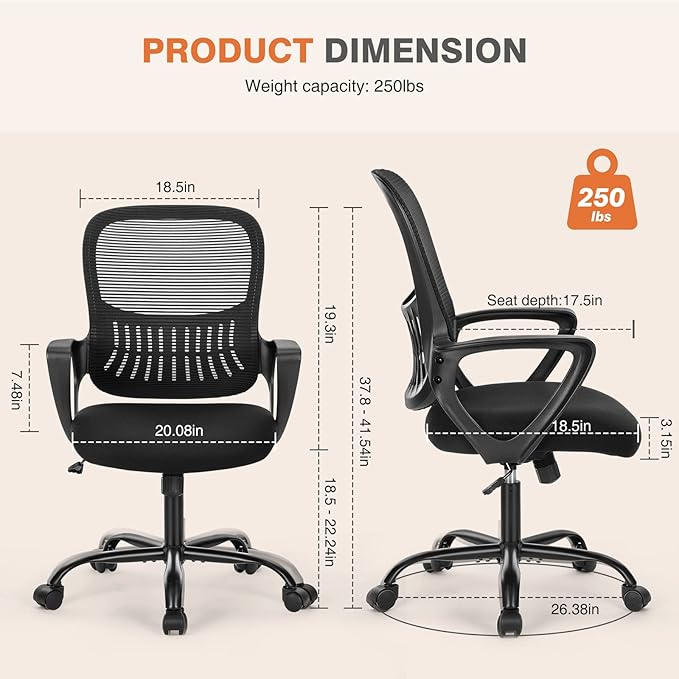 Sweetcrispy Home Office Managerial Executive Chair