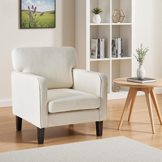 DUMOS Modern Accent Chairs for Living Room, Corner Chairs for Adults, Reading