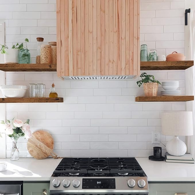 QEEIG Floating Shelves for Wall Bathroom Shelf Bedroom Kitchen Living Room