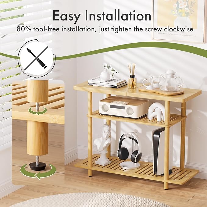 Bamboo TV Stand, Small TV Stands