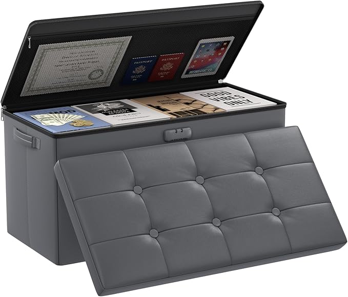 DocSafe Storage Ottoman Bench