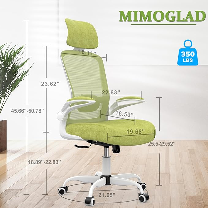 Mimoglad Office Chair, High Back Ergonomic Desk Chair