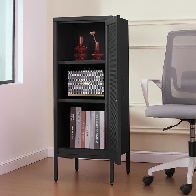 Slim Metal Storage Cabinet