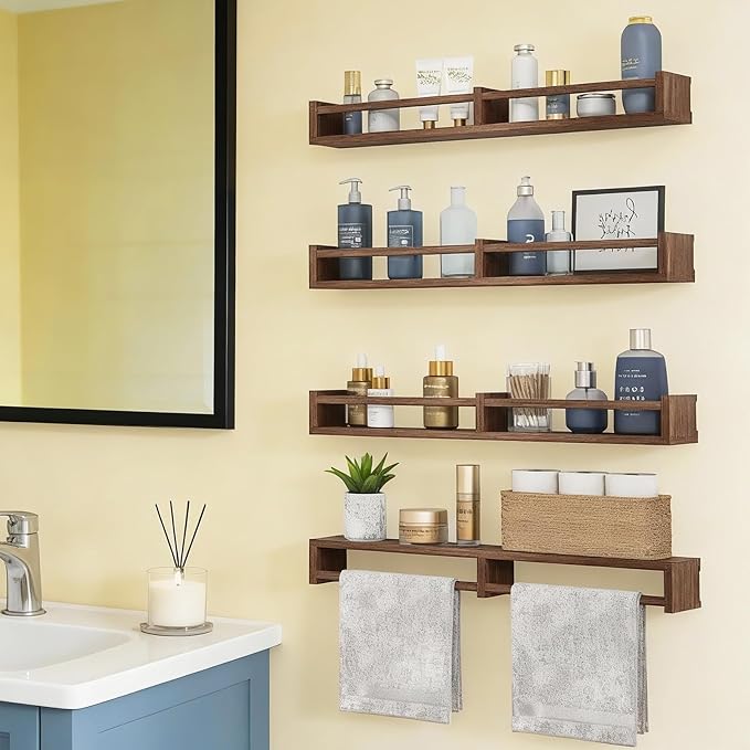 Fixwal Nursery Book Shelves, 32 Inch Floating Bookshelves