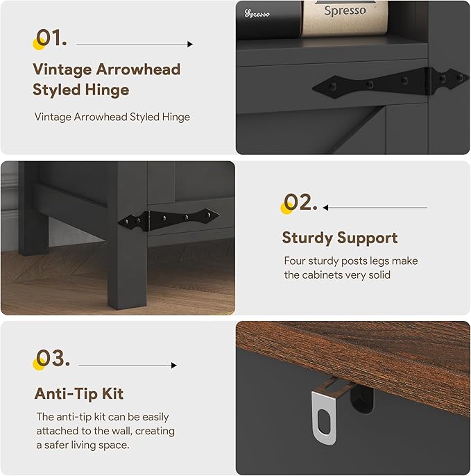 knoworld 63'' Buffet Sideboard