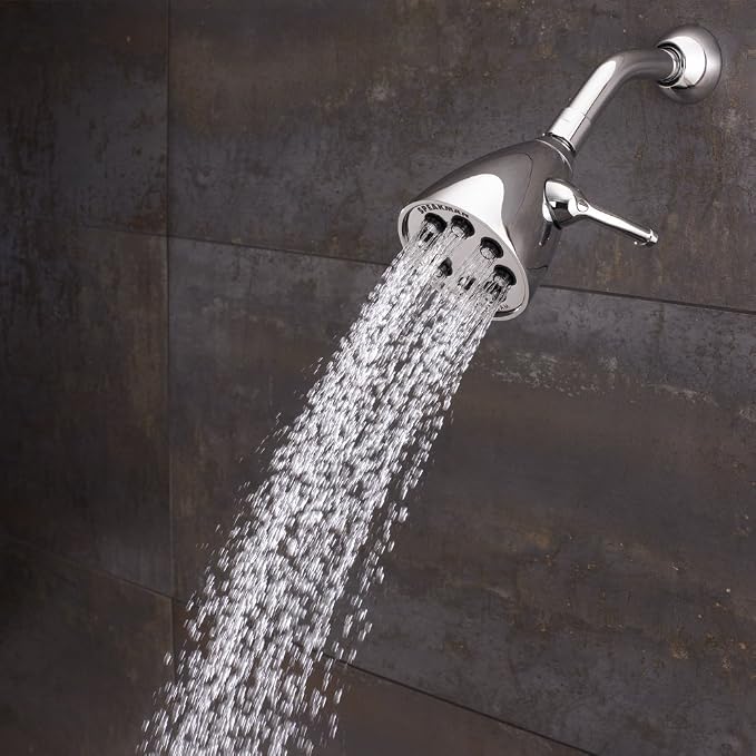 Speakman S-2251 Signature Icon Anystream Adjustable High Pressure Shower Head - 2.5 GPM Solid Brass Replacement Bathroom Showerhead, Polished Chrome