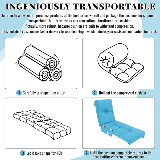 Outdoor Chaise Lounge Cushions