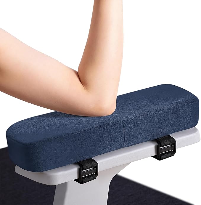 Smiry Ergonomic Office Chair Armrest Pads, Memory Foam Arm Rest Covers