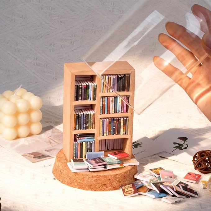Anxiety Bookshelf, Miniature Bookcase, Mini Bookshelves