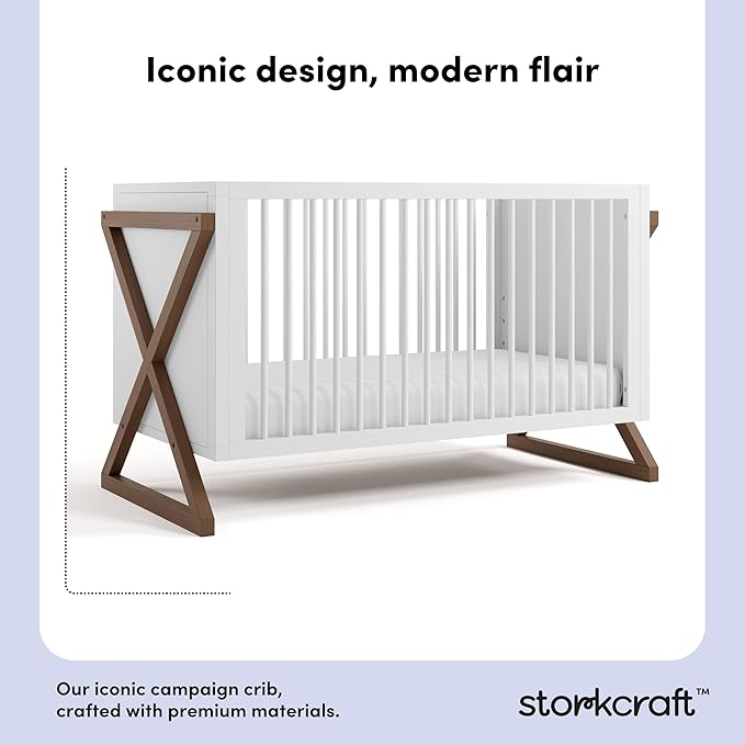 Storkcraft Equinox 3-in-1 Convertible Crib – GREENGUARD Gold Certified