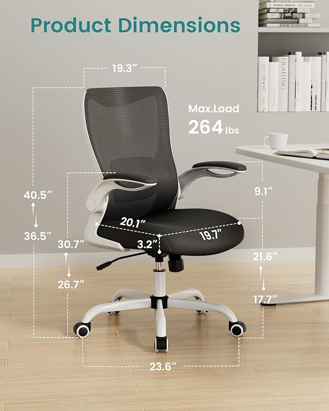MUXX.STIL Office Chair, Ergonomic Desk Chair