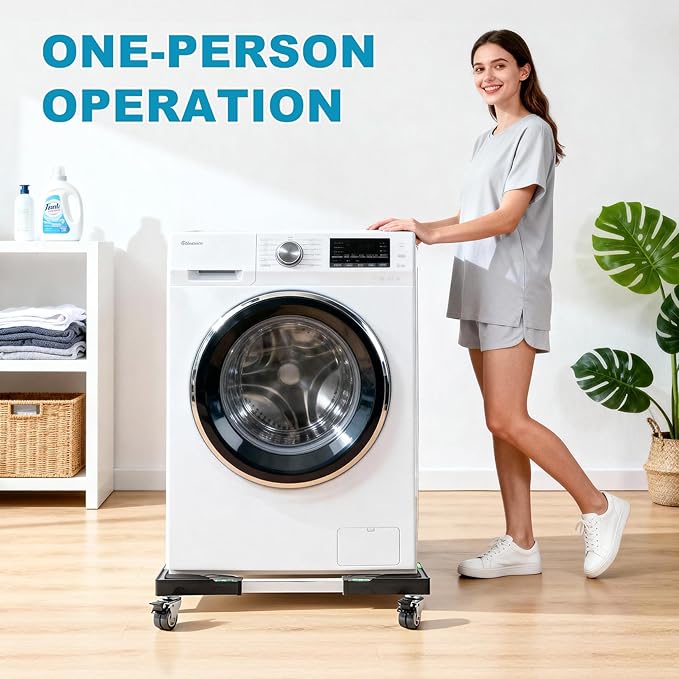 Nefish Furniture Dolly Adjustable Mini Fridge Stand