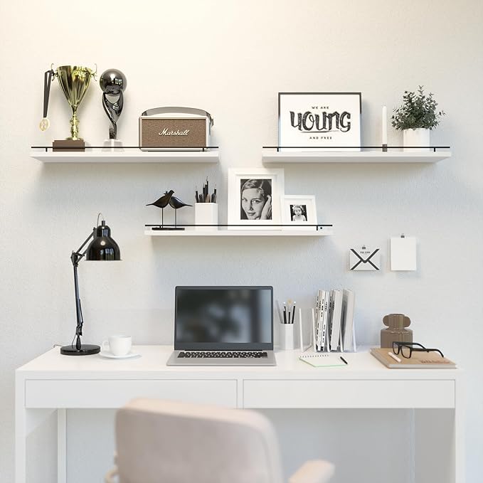 WOPITUES Floating Shelves 24 inch