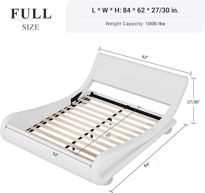 Allewie Full Size Bed Frame