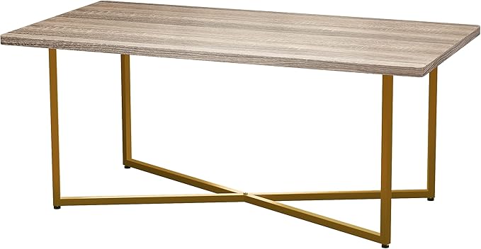 Coffee Table Environment-Friendly Artificial Wooden Tabletop, Easy Assembly