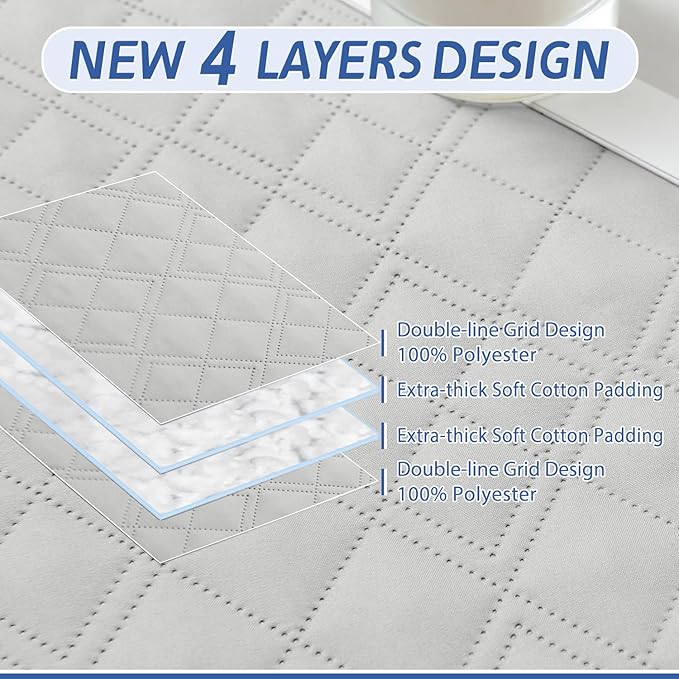 Arfntevss Recliner Sectional Couch Covers 1OO% Waterproof L Shape Sofa Cover