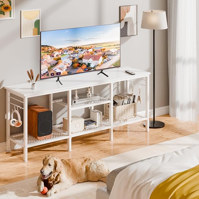 Furologee TV Stand for TVs up to 55 Inch, Entertainment Center