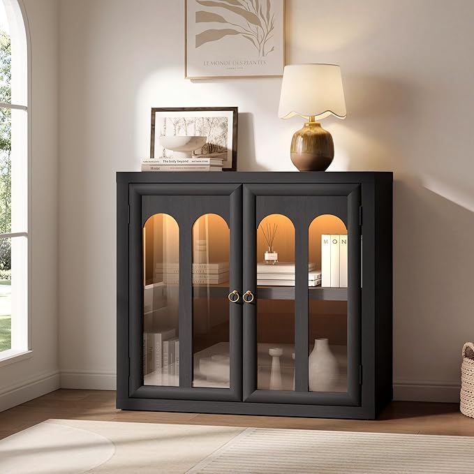 Fatmok Sideboard Buffet Cabinet Set of 4