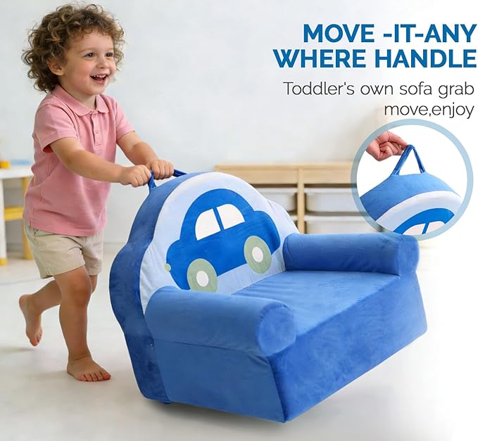 Snuggly Toddler Chair, Soft Kids Sofa