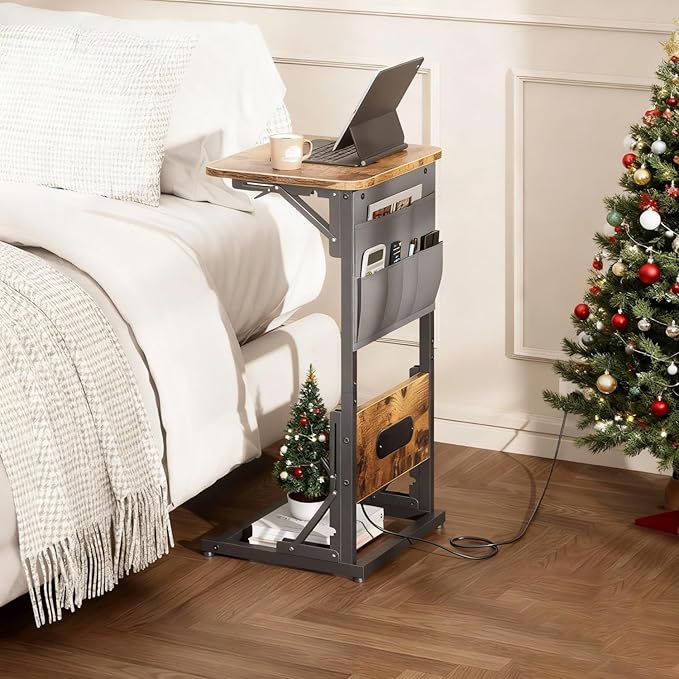 HLDIRECT C Shaped End Table