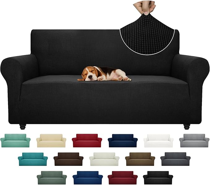 ZNSAYOTX Super Stretch Couch Cover Universal Sofa Covers