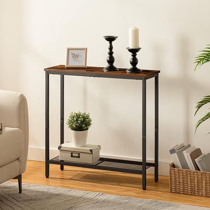 HOOBRO 29.5" Narrow Console Table, Small Entryway Table