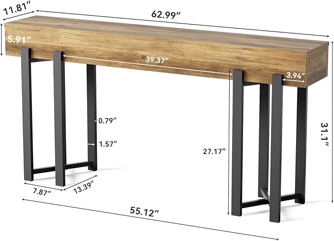 LITTLE TREE 63-Inch Console Table